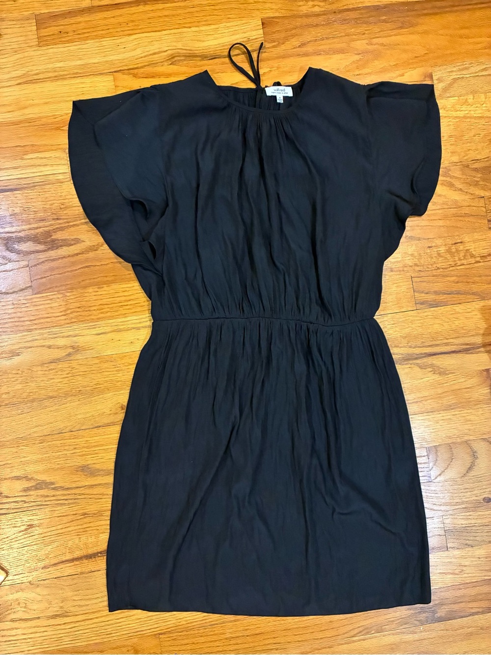 Aritzia Black mid-length dress